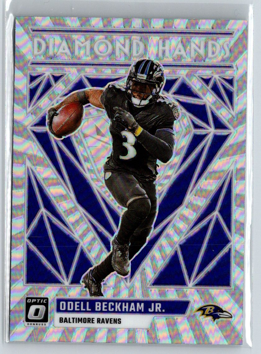 2023 Donruss Optic #DH-OBJ Odell Beckham Jr. Diamond Hands Holo C3