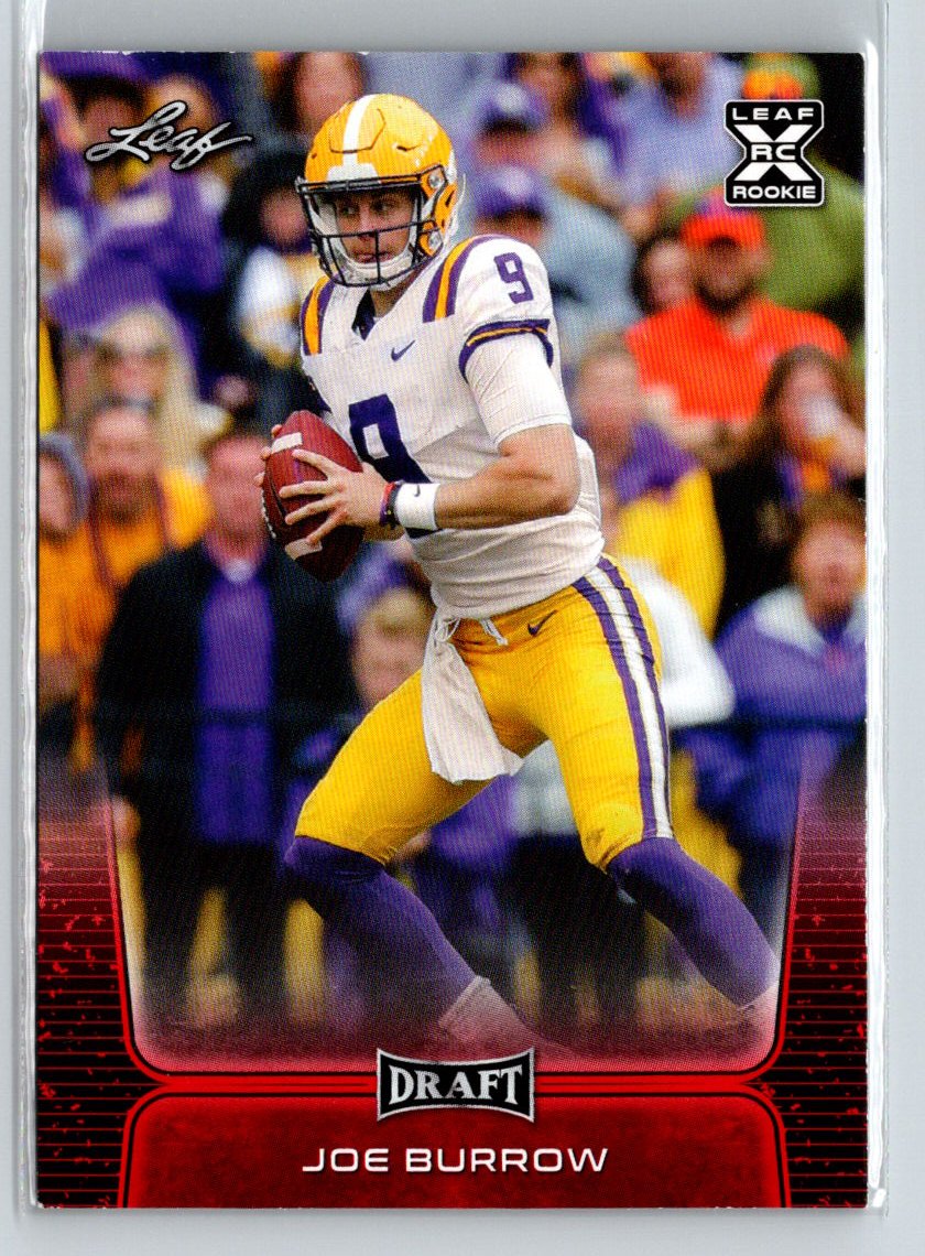 2020 Leaf Draft #01 Joe Burrow Red C4