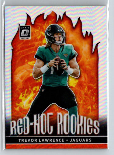 2021 Donruss Optic #RHR-1 Trevor Lawrence Red Hot Rookies C4