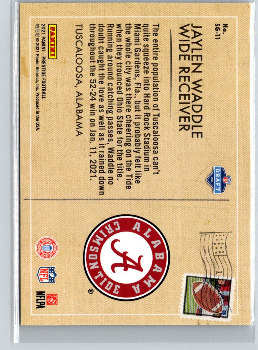 2021 Panini Prestige #SG-4 Mac Jones Seasons Greetings C4