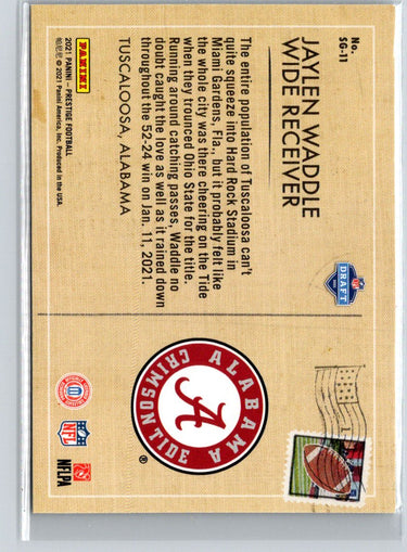 2021 Panini Prestige #SG-4 Mac Jones Seasons Greetings C4