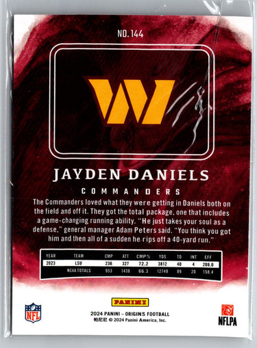 2024 Panini Origins #144 Jayden Daniels C4