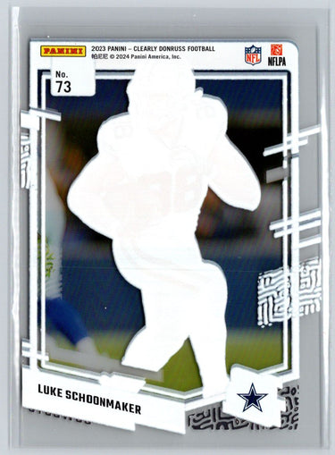 2023 Clearly Donruss #73 Luke Schoonmaker C4