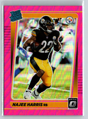 2021 Donruss Optic #213 Najee Harris Pink C4