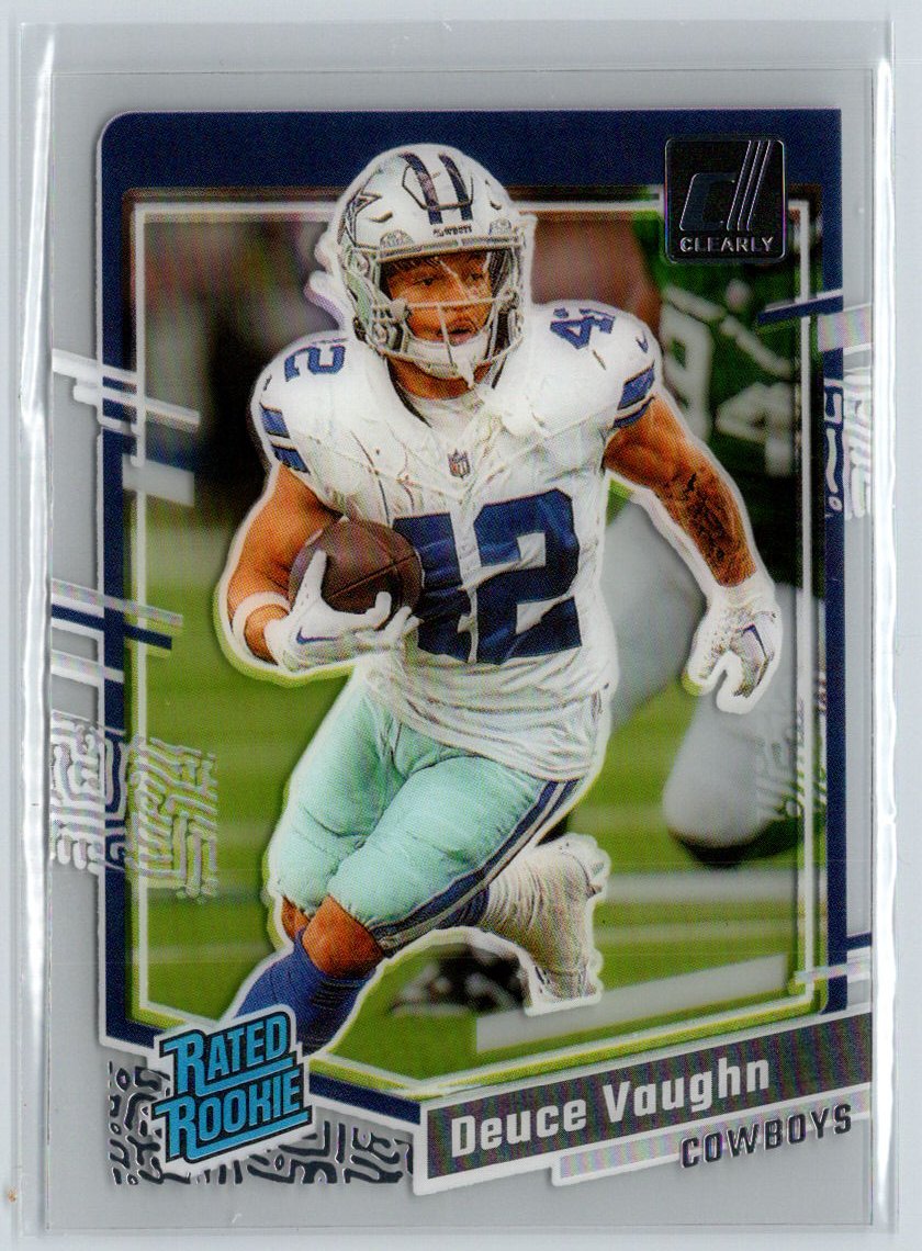 2023 Clearly Donruss #58 Deuce Vaughn C4