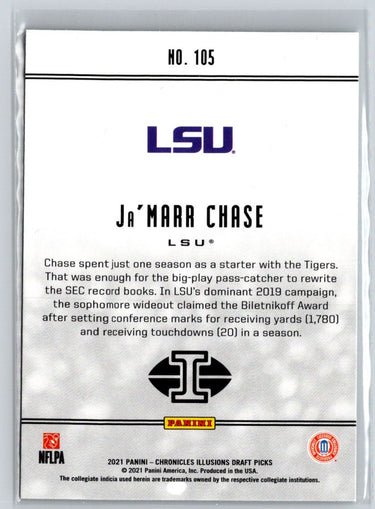 2021 Panini Chronicles Draft Picks #105 Ja'Marr Chase C5