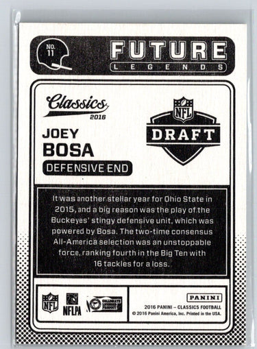 2016 Panini Classics #11 Joey Bosa Future Legends C5