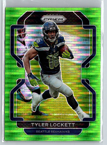 2021 Panini Prizm #43 Tyler Lockett Green C5