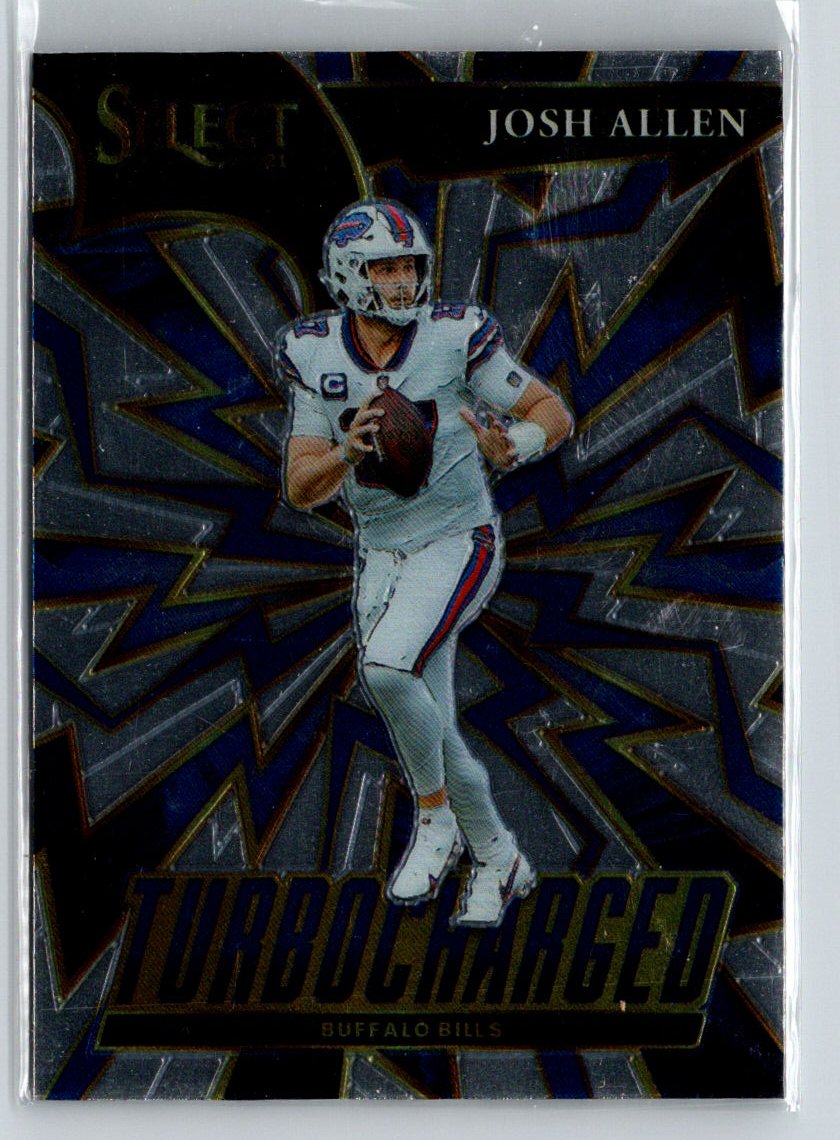 2021 Panini Select #TUR-17 Josh Allen Turbocharged C5