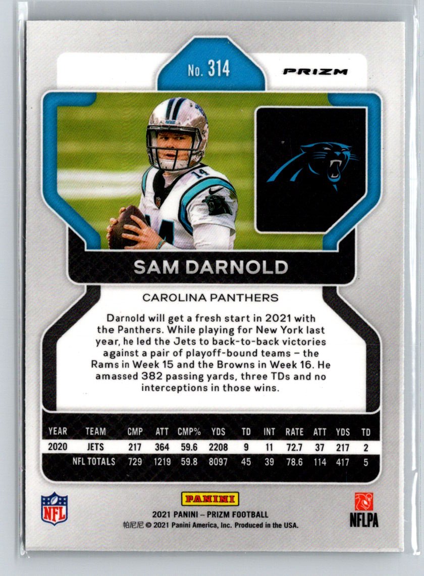 2021 Panini Prizm #314 Sam Darnold Wave C5
