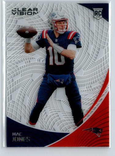 2021 Panini Chronicles #CVR-12 Mac Jones Clear Vision Rookies C5