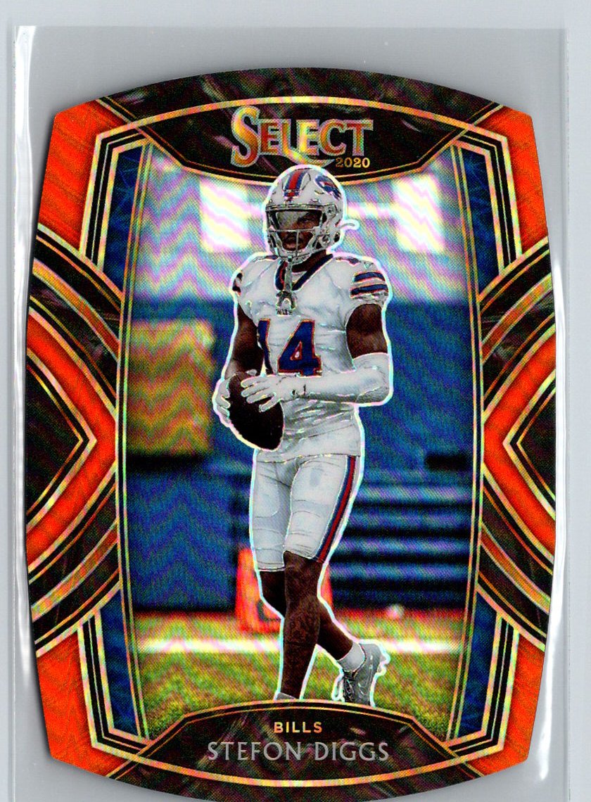 2020 Panini Select #242 Stefon Diggs Orange Prizm Die Cut C10
