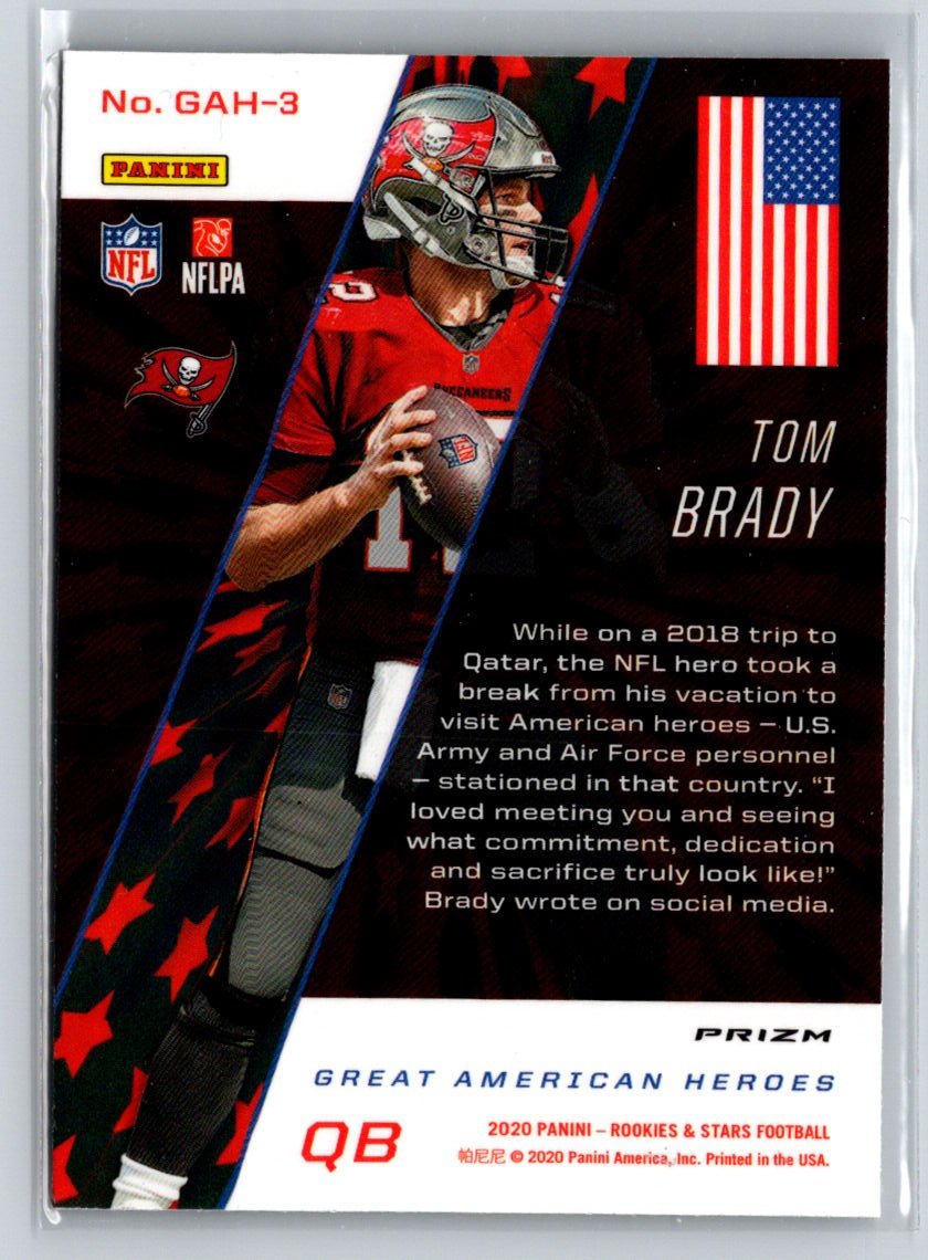 2020 Panini Rookies & Stars #GAH-3 Tom Brady Great American Heroes C10