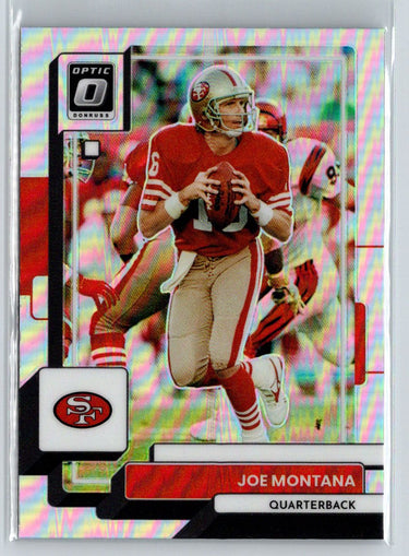 2022 Donruss Optic #176 Joe Montana Holo C10