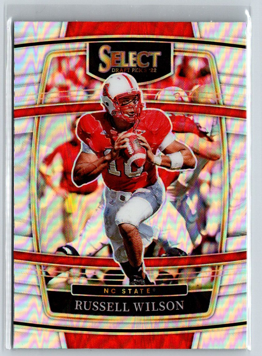 2022 Panini Select Draft Picks #77 Russell Wilson Silver Prizm C10