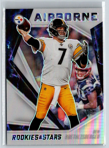 2020 Panini Rookies & Stars #AB-14 Ben Roethlisberger Airborne White C11