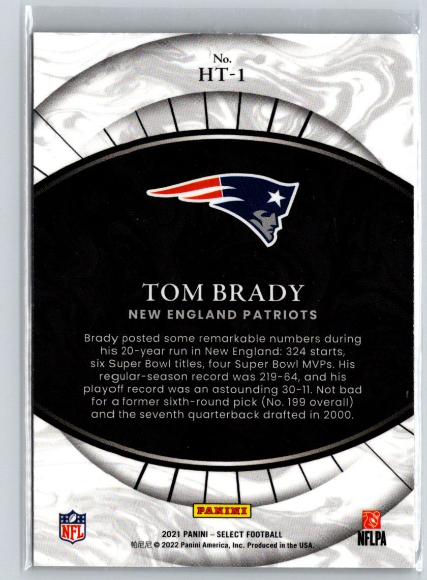 2021 Panini Select #HT-1 Tom Brady Hidden Talents C11