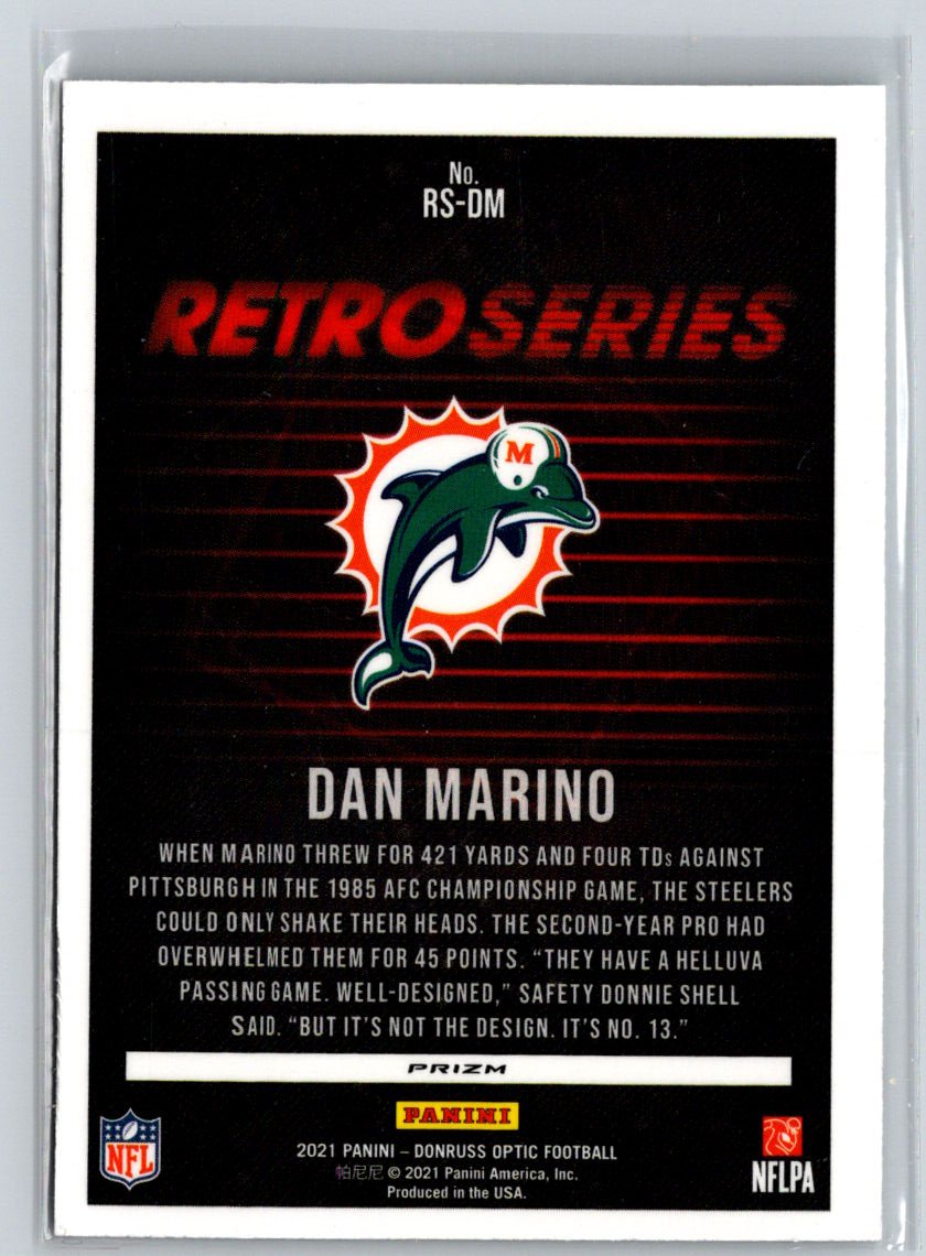 2021 Donruss Optic #RS-DM Dan Marino Holo C11