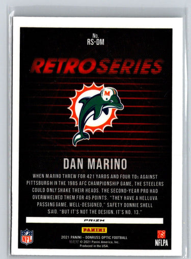 2021 Donruss Optic #RS-DM Dan Marino Holo C11