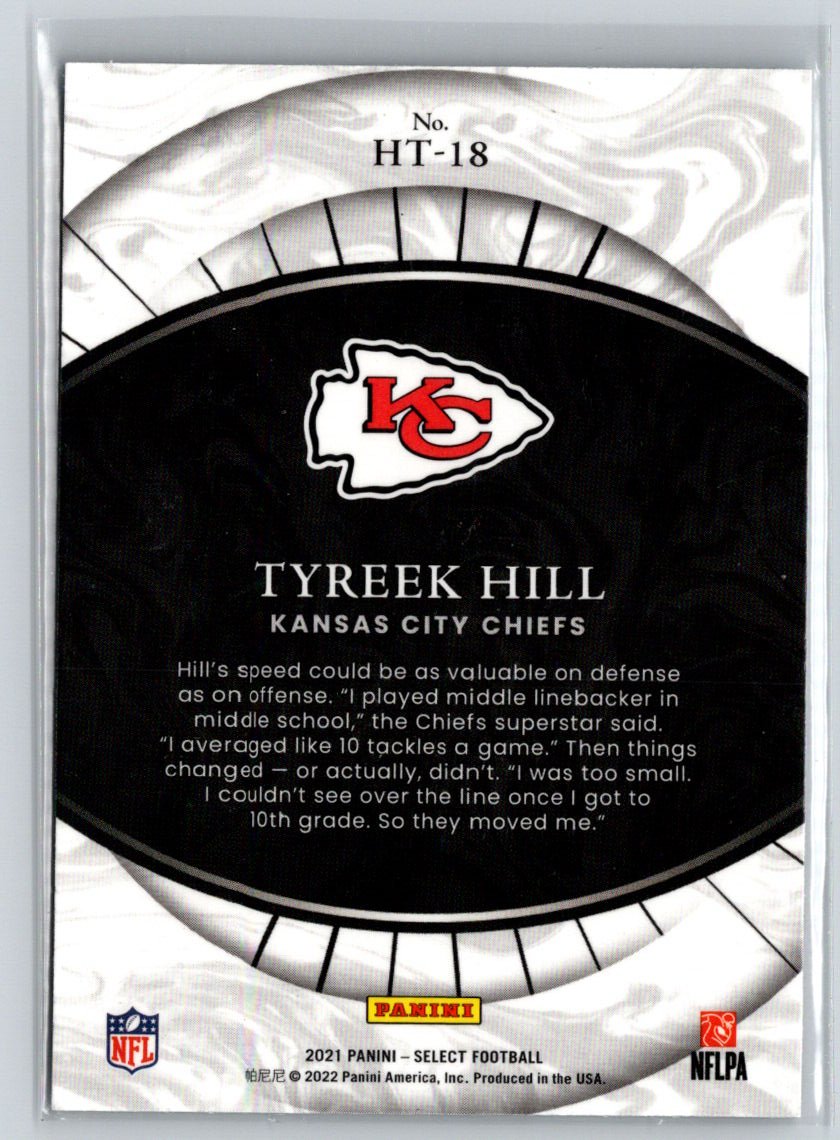 2021 Panini Select #HT-18 Tyreek Hill Hidden Talents C11
