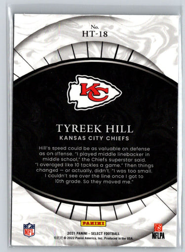 2021 Panini Select #HT-18 Tyreek Hill Hidden Talents C11