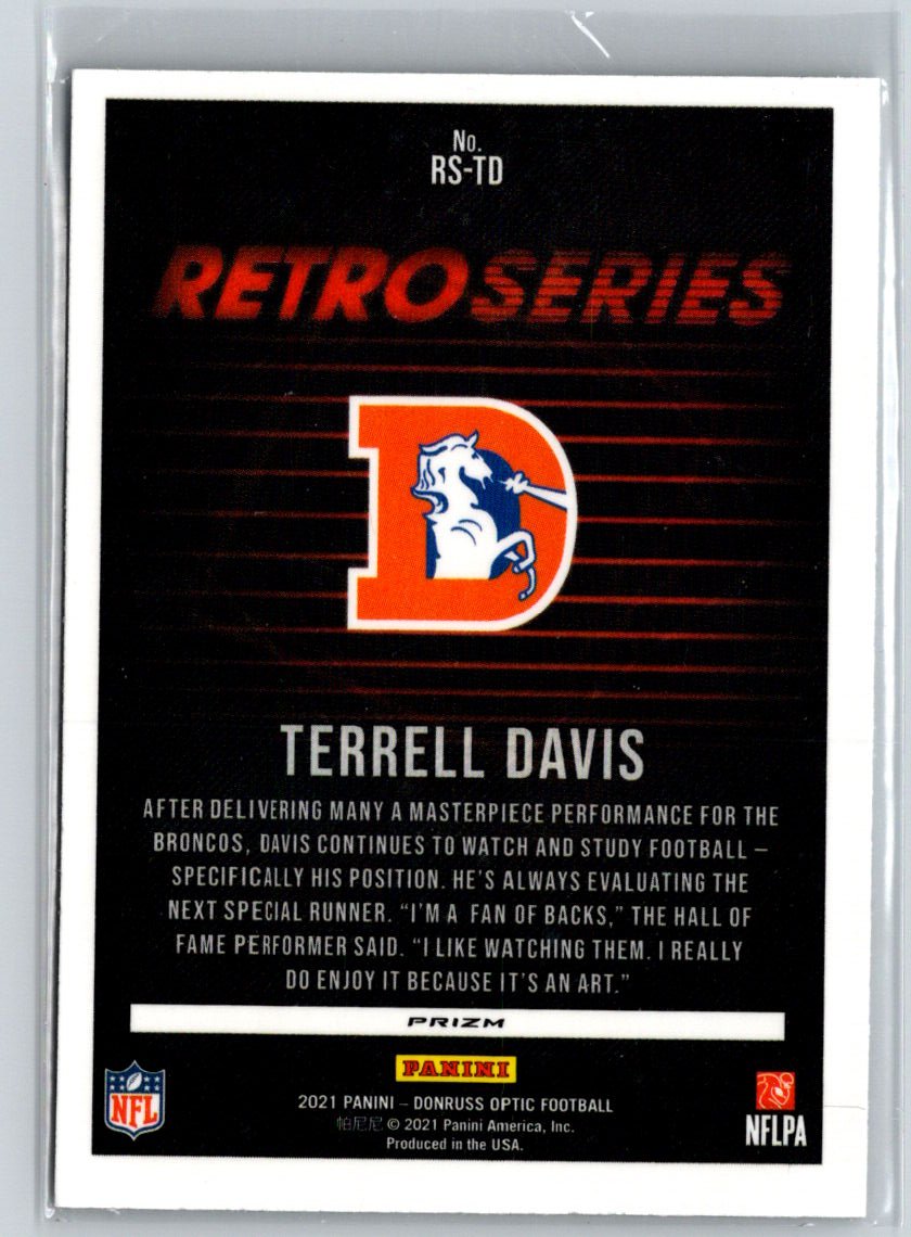 2021 Donruss Optic #RS-TD Terrell Davis Holo C11