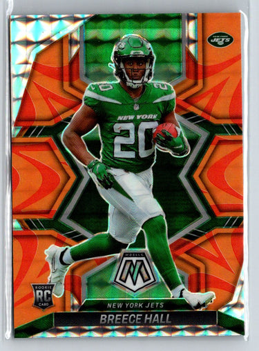 2022 Panini Mosaic #307 Breece Hall Mosaic Reactive Orange C11