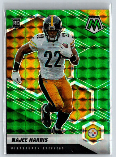 2021 Panini Mosaic #313 Najee Harris Prizm Green C11