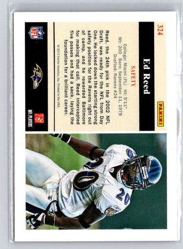 2012 Score #324 Ed Reed RC Flashbacks C11