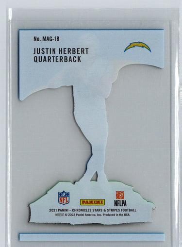 2021 Panini Chronicles #MAG-18 Justin Herbert Magnitude C11