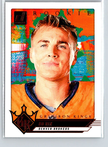 2024 Donruss #6 Bo Nix Rookie Gridiron Kings C11