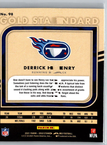 2021 Panini Absolute #98 Derrick Henry Spectrum Orange #/75 C12