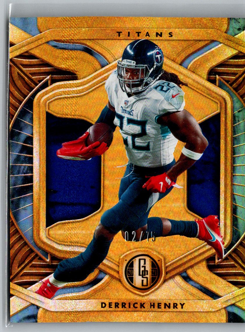 2021 Panini Absolute #98 Derrick Henry Spectrum Orange #/75 C12