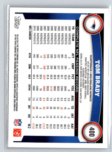 2011 Topps #400 Tom Brady C12