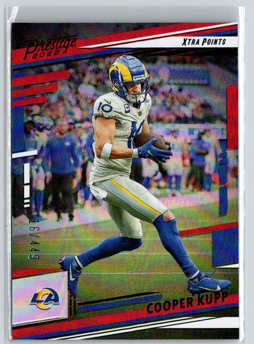 2022 Panini Prestige #163 Cooper Kupp Xtra Points Premium Red #/449 C12