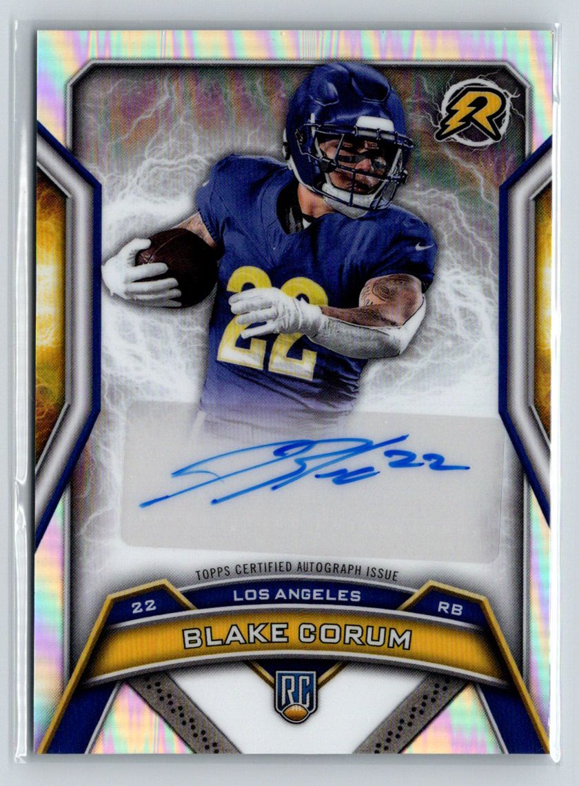 2024 Topps Resurgence #RRS-BC Blake Corum Resurgence Rookie Signatures C12