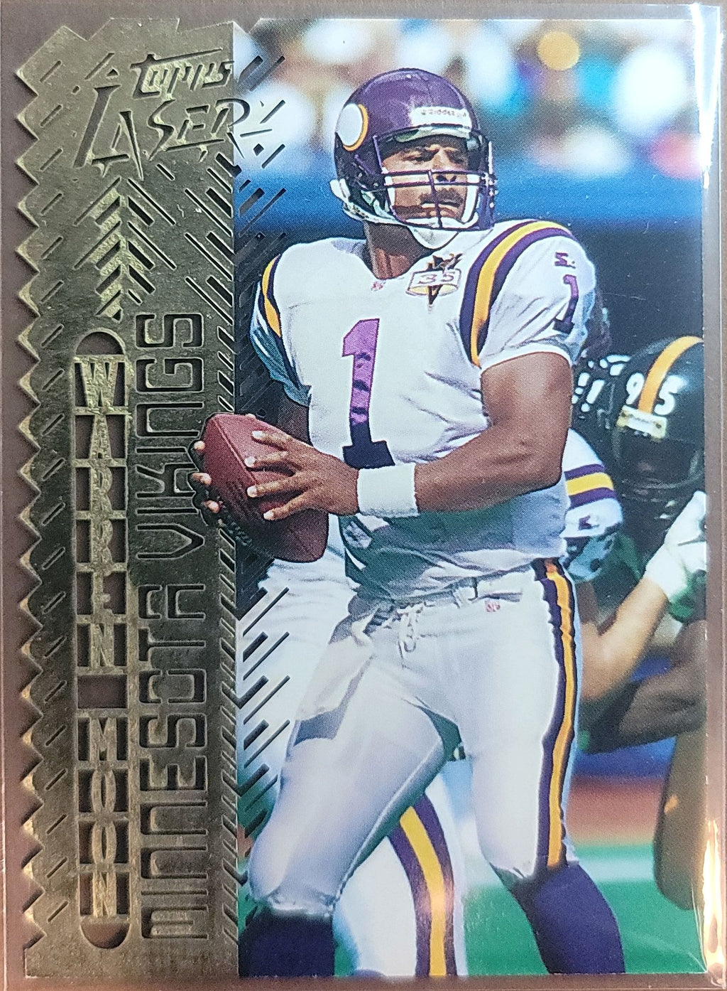 1996 Topps Laser #84 Warren Moon D1