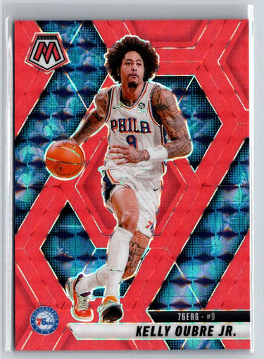 2024-25 Panini Mosaic #81 Kelly Oubre Jr. Red Mosaic E1