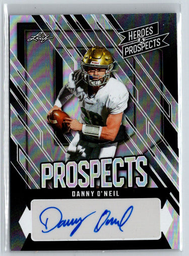 2024 Leaf Heroes & Prospects Danny O’Neil Prospects Autographs Silver /75 E1