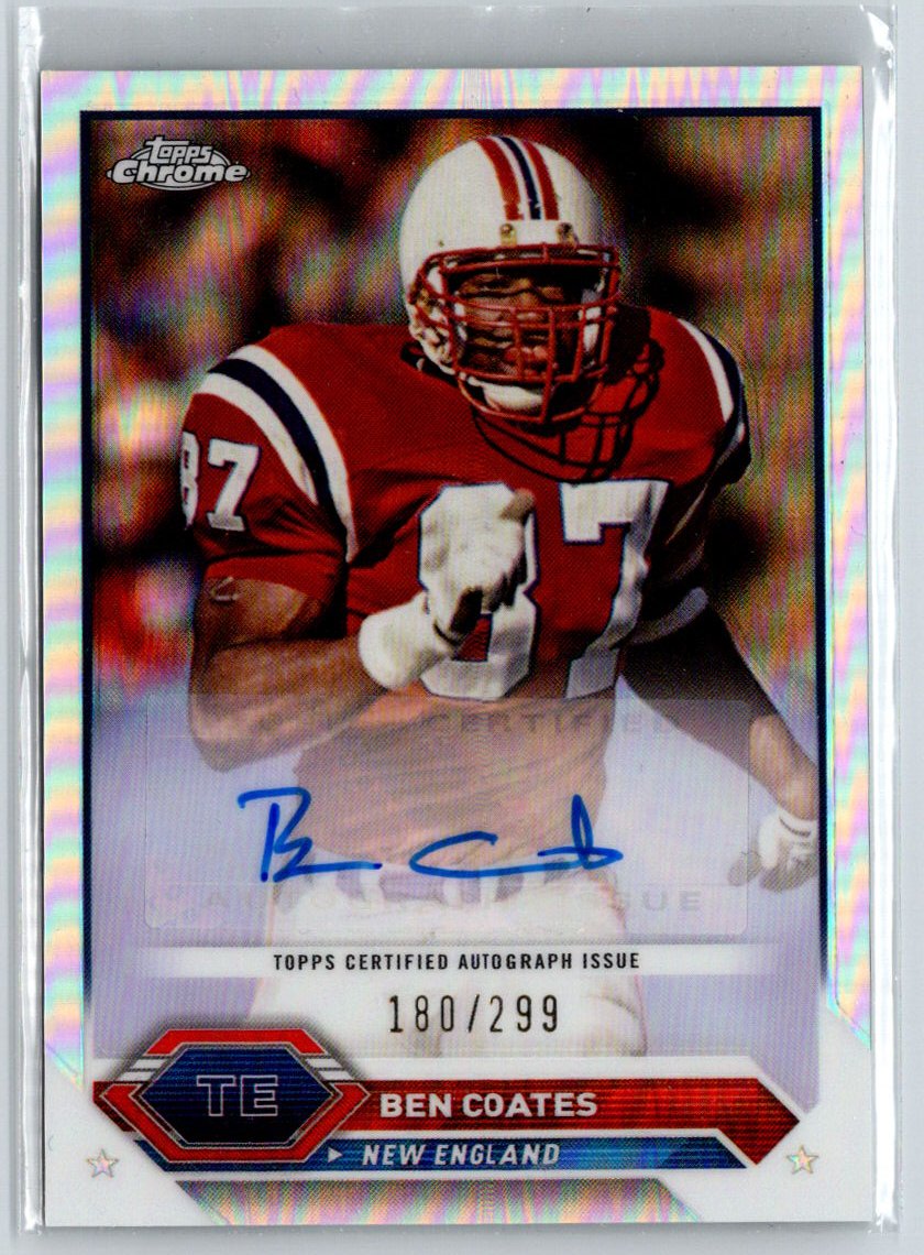 2023 Topps Composite #TCA-BC Ben Coates Chrome Autographs Refractor #/299 E1
