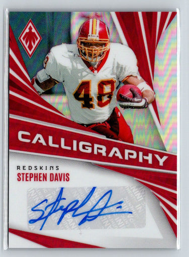 2024 Panini Phoenix #C-SDS Stephen Davis Calligraphy E1 Auto