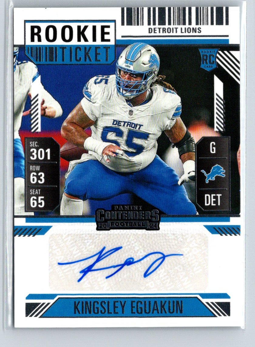 2024 Panini Contenders #295 Kingsley Eguakun E1
