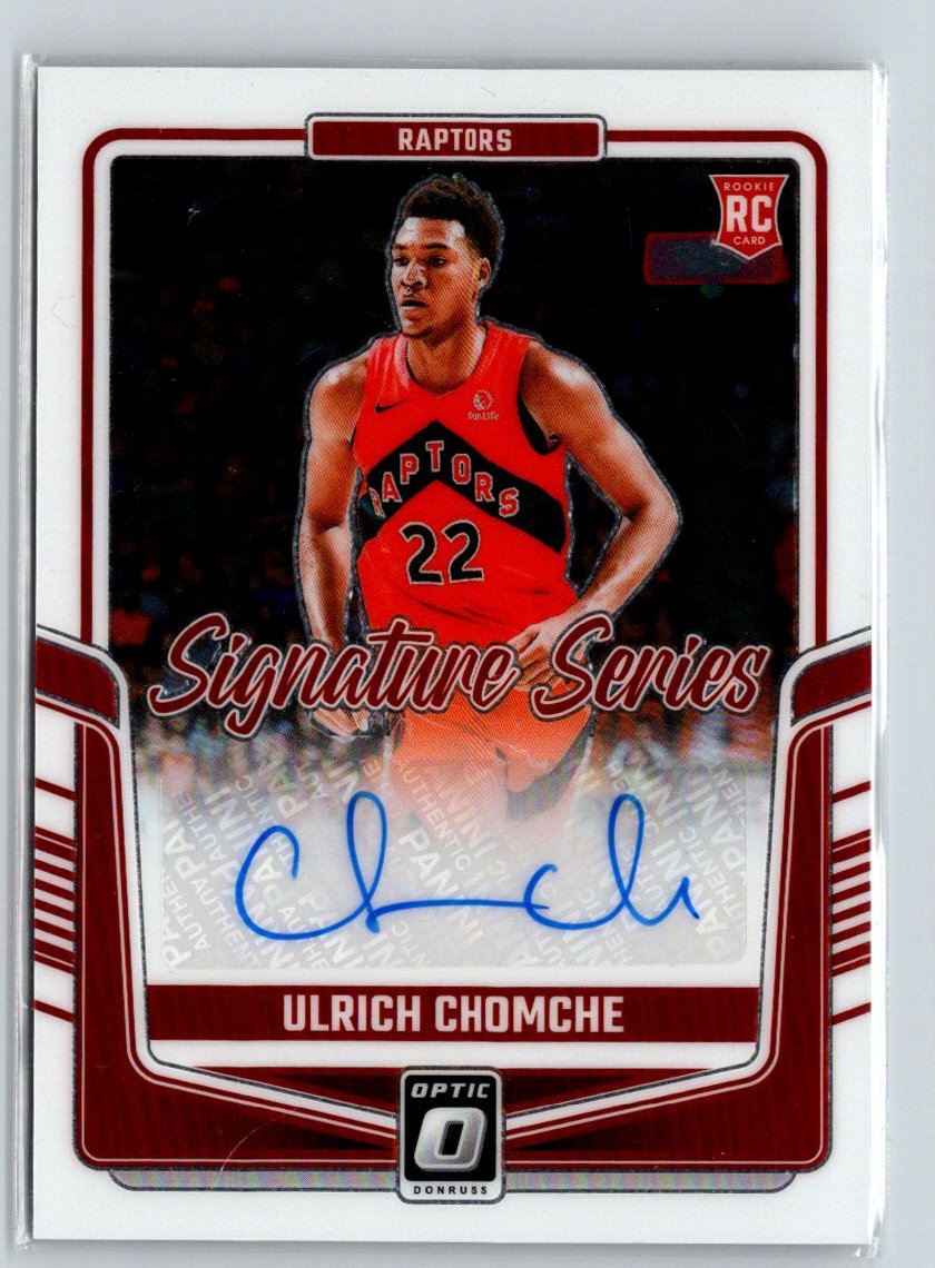 2024-25 Donruss Optic #SS-CHM Ulrich Chomche Signature Series Auto E1