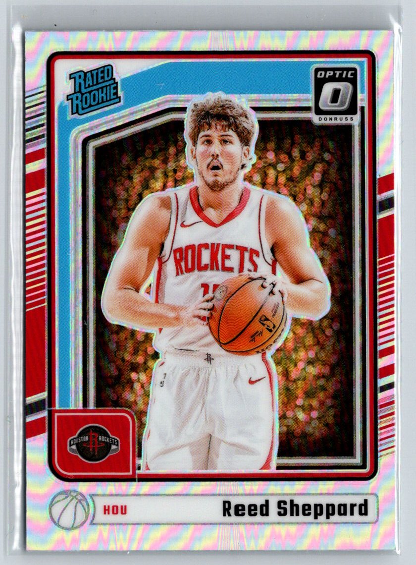 2024-25 Donruss Optic #255 Reed Sheppard Holo E1
