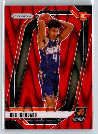 2024-25 Panini Prizm #245 Oso Ighodaro Prizms Red Seismic #/299 E2