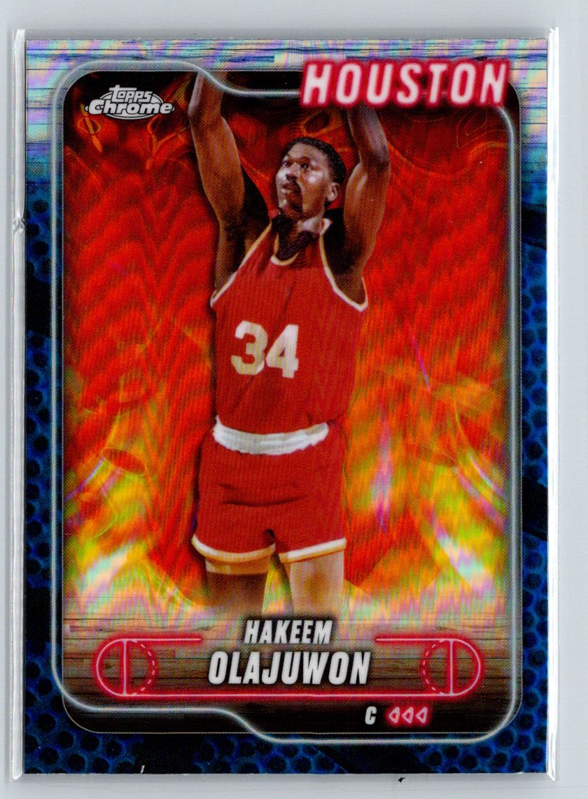 2024-25 Topps Chrome #115 Hakeem Olajuwon Refractor E2