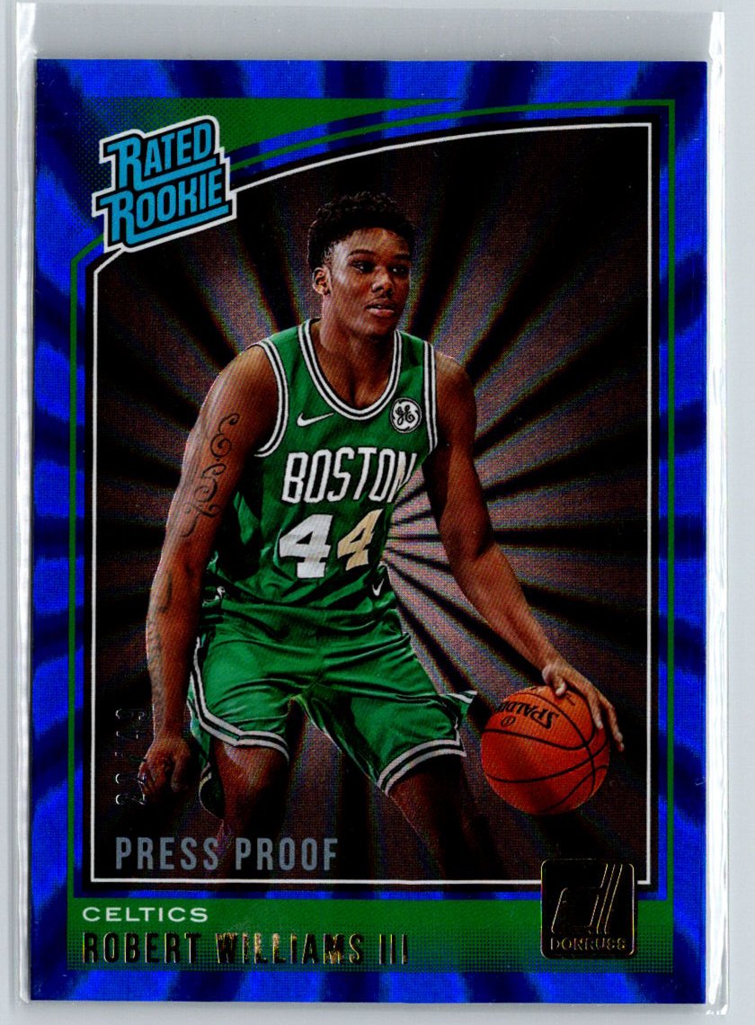 2018-19 Donruss #167 Robert Williams III Press Proof Blue Laser #/49 E2