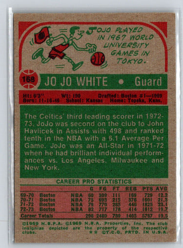 1973-74 Topps #168 Jo Jo White E2