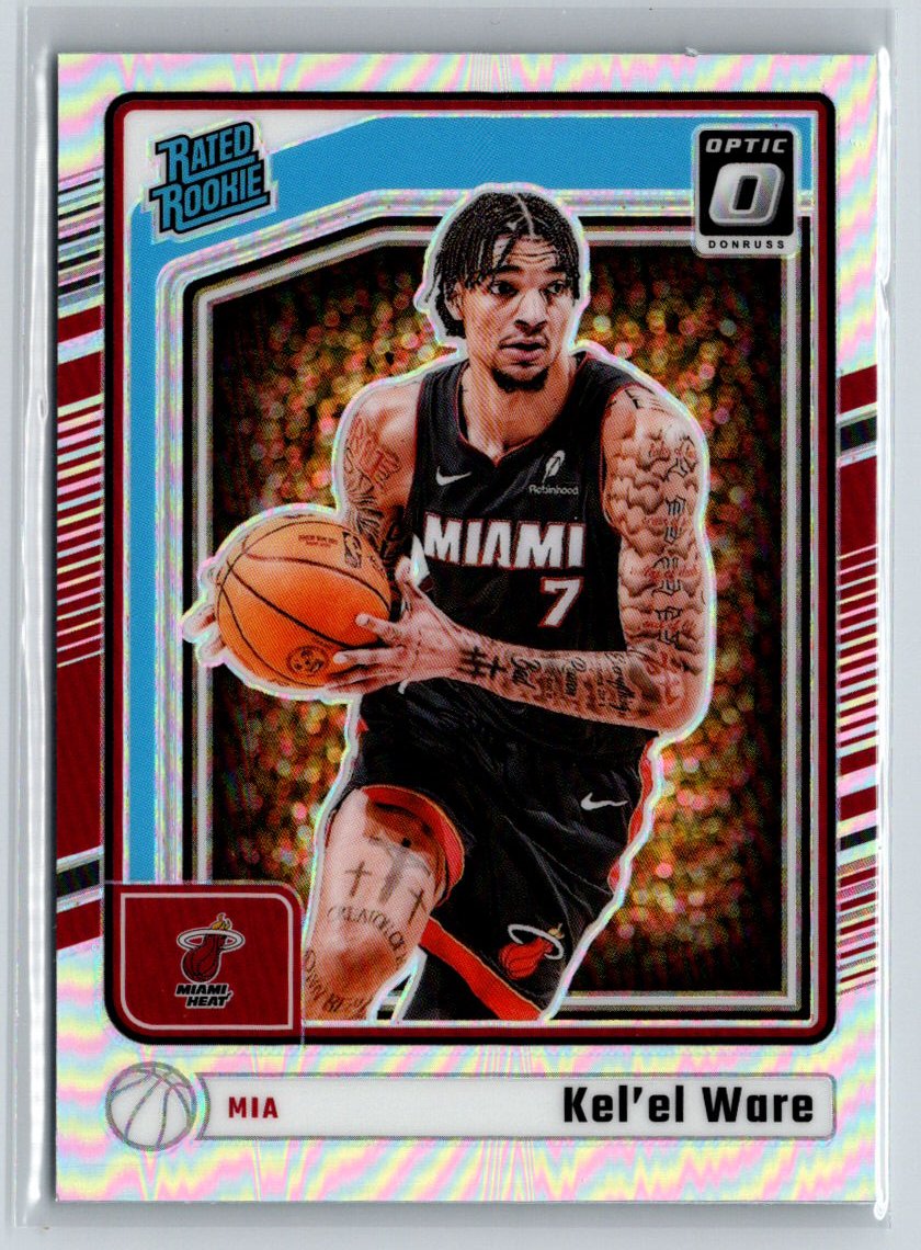 2024-25 Donruss Optic #280 Kel'el Ware Fast Break Holo E3