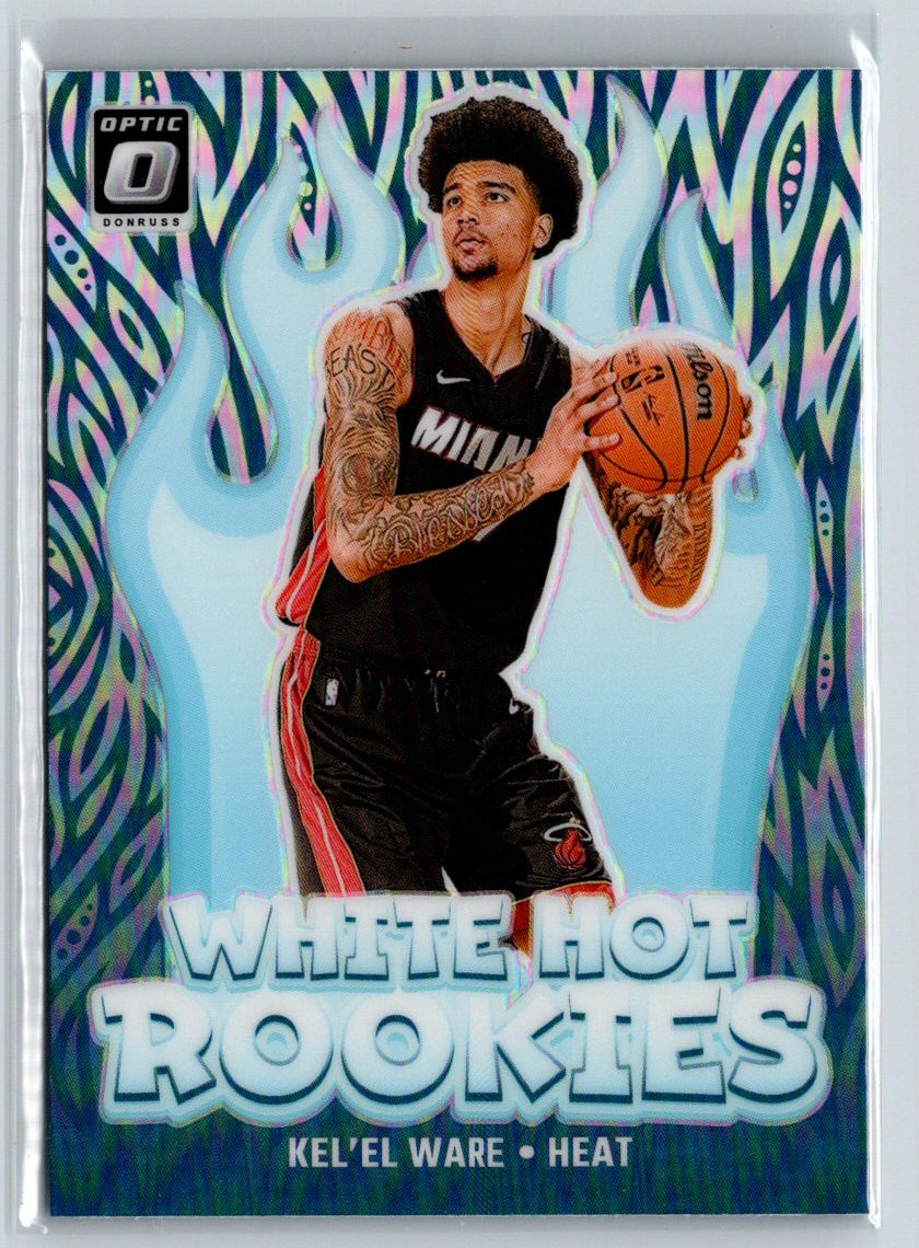 2024-25 Donruss Optic #5 Kel'el Ware White Hot Rookies Holo E3